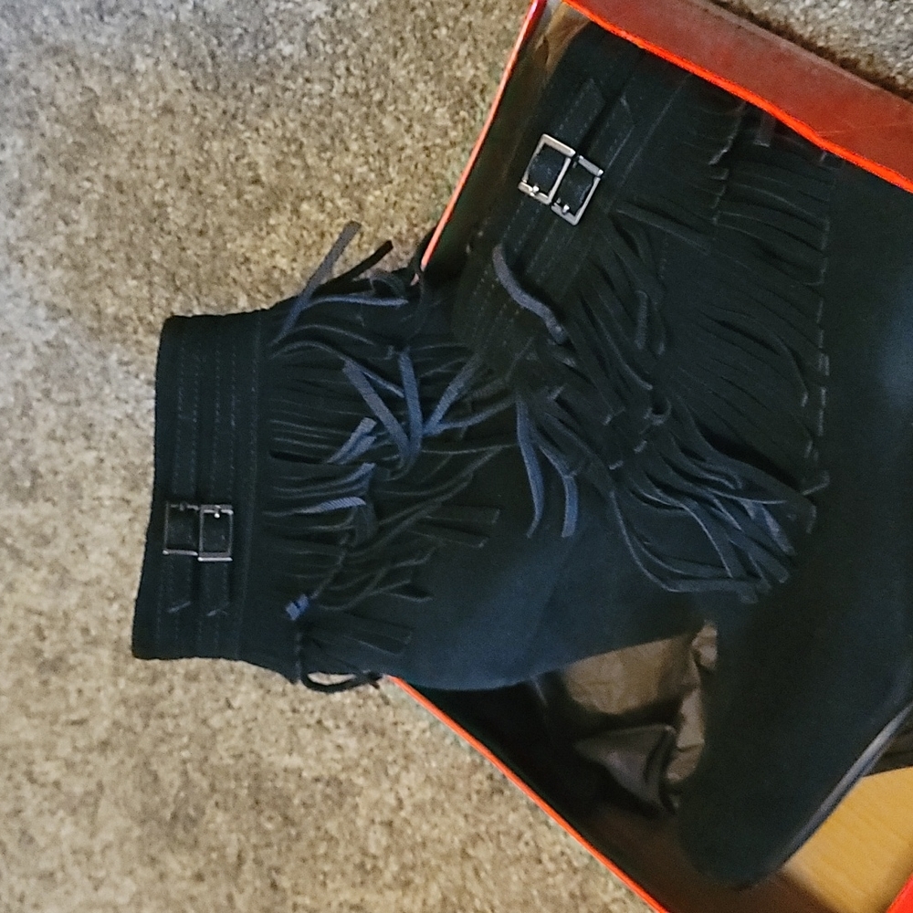 Wedge booties